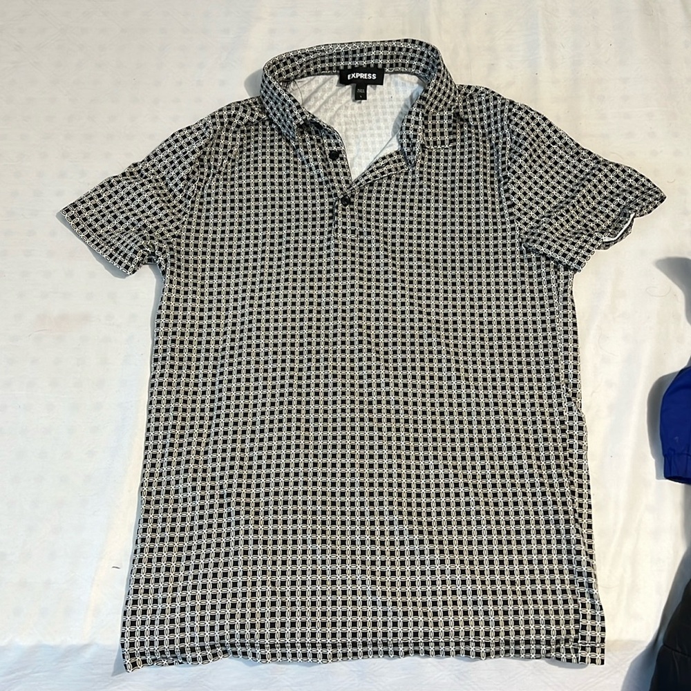 Cool Express Men pattern design for a business casual event or outing.